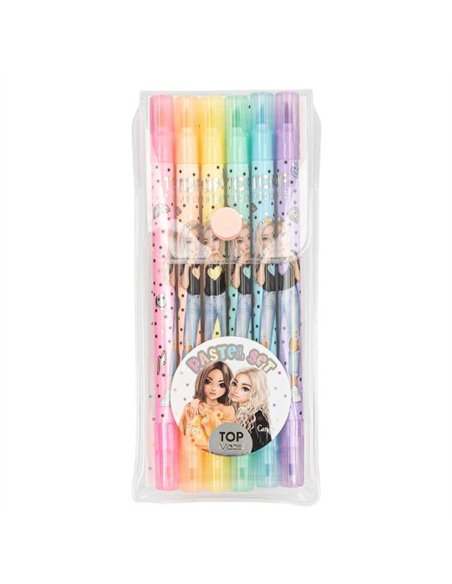 TOPModel Set de feutres de coloriage Pastell