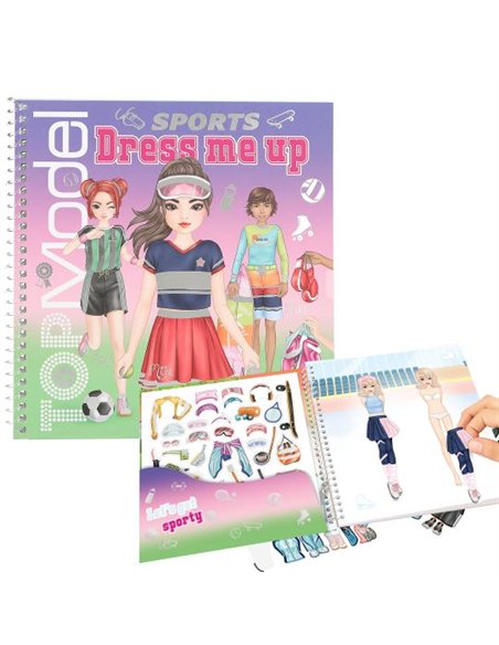 TOPModel Dress Me Up Stickerbook Sports