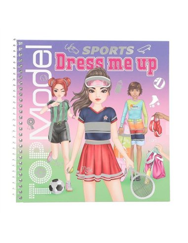 TOPModel Dress Me Up Stickerbook Sports