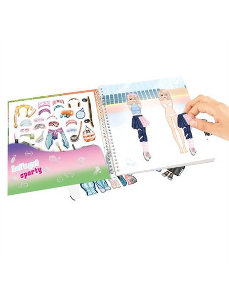 TOPModel Dress Me Up Stickerbook Sports