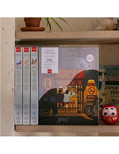 Coffret peinture au numéro - Izakaya par Eloze et Matthieu Verlaine