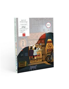 Coffret peinture au numéro - Izakaya par Eloze et Matthieu Verlaine