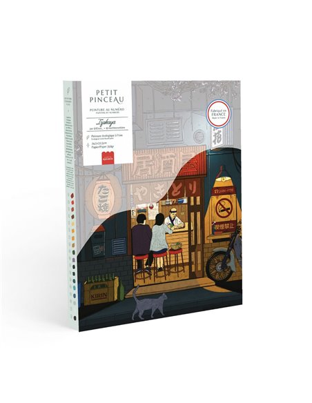 Coffret peinture au numéro - Izakaya par Eloze et Matthieu Verlaine