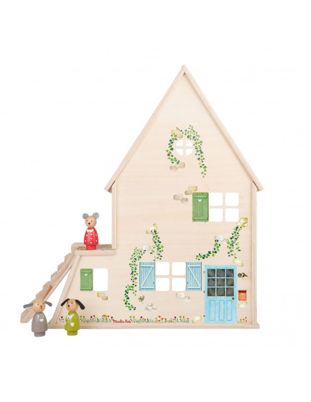 Maison de poupée avec mobilier La Grande Famille