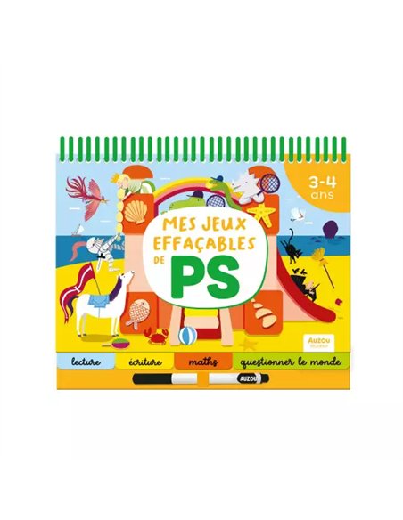 Mes jeux effaçables de petite section - auzou