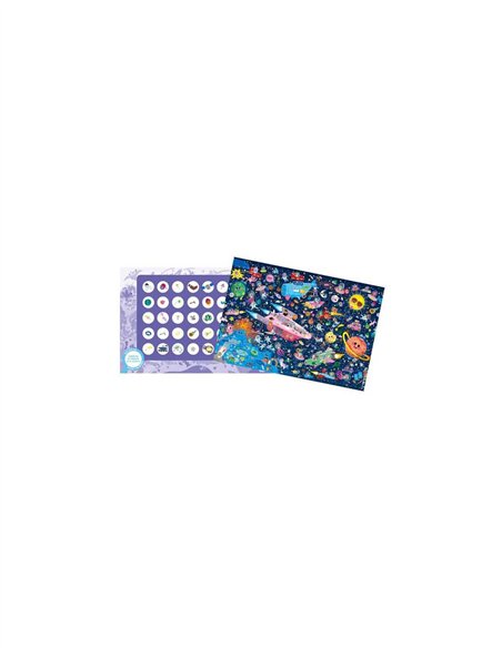 Puzzle cherche et trouve géant Espace - Auzou