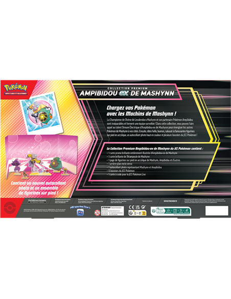 Pokémon : Coffret Premium Ampibidou-ex de Mashynn