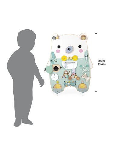 Busy-board Ourson en bois Pure - Janod