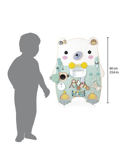 Busy-board Ourson en bois Pure - Janod