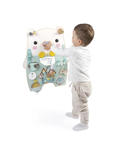 Busy-board Ourson en bois Pure - Janod
