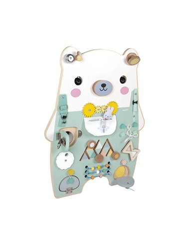 Busy-board Ourson en bois Pure - Janod