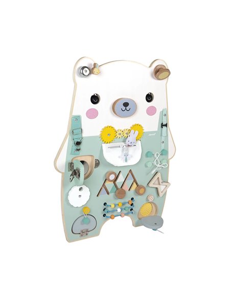 Busy-board Ourson en bois Pure - Janod