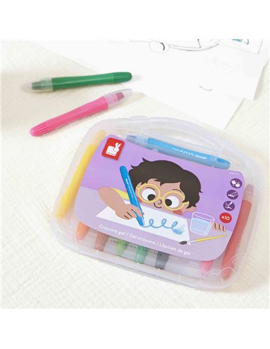 Crayons Gel x10 - Janod