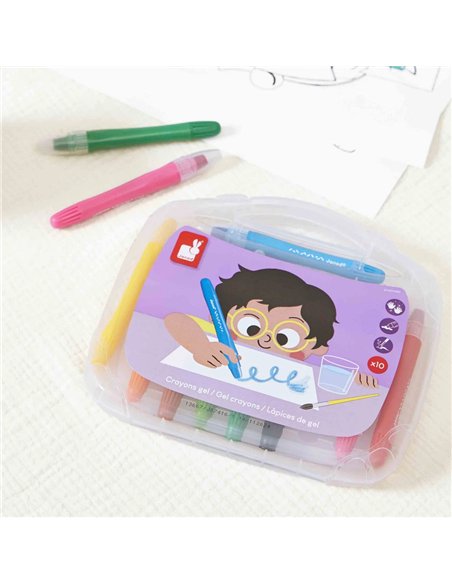 Crayons Gel x10 - Janod