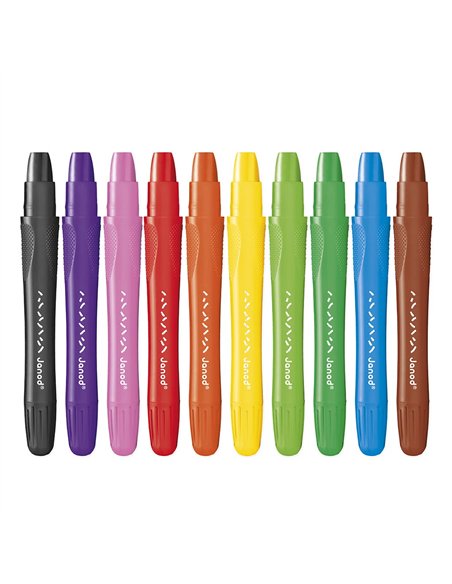 Crayons Gel x10 - Janod