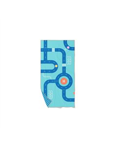 Serviette de jeu - PlayTowel M (140 x 70cm) - Route bleue