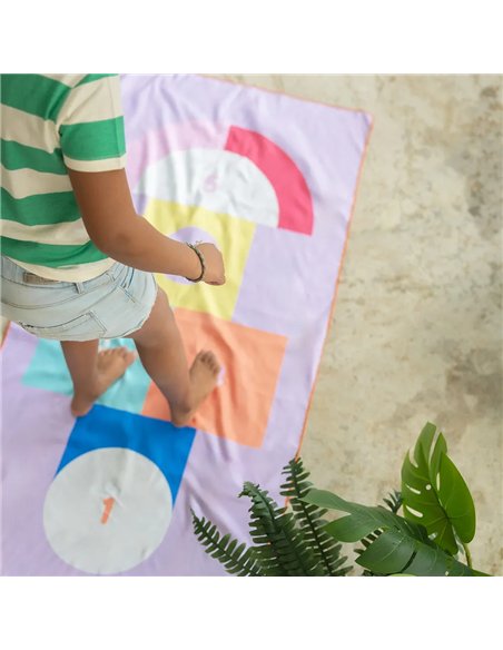 Serviette de jeu - PlayTowel M (140 x 70cm) - Microfibre - Marelle
