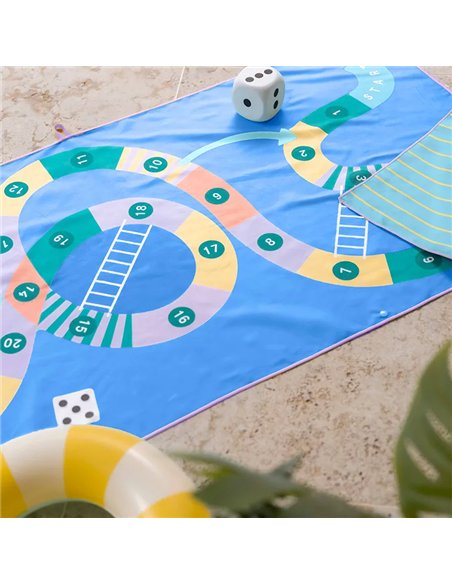 Serviette de jeu - PlayTowel M (140 x 70cm) - Serpents & échelles