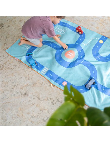 Serviette de jeu - PlayTowel L (180 x 100cm) - Route