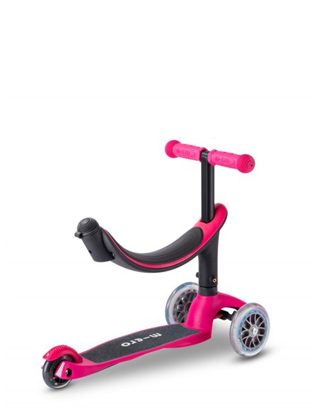 Trottinette évolutive Mini Micro 3 en1 Révolution framboise