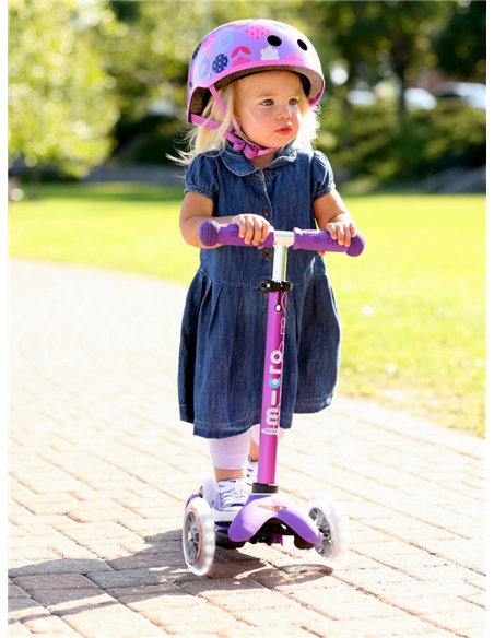 Trottinette Mini Micro Deluxe LED - Violet