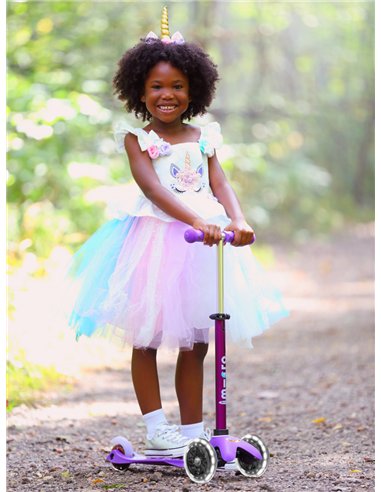 Trottinette Mini Micro Deluxe LED - Violet