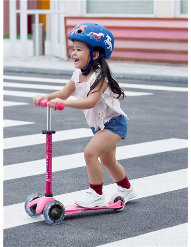 Trottinette Mini Micro Deluxe LED - Rose