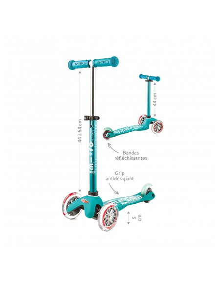 Trottinette Mini Micro Deluxe LED - Aqua