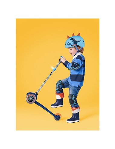 Casque Dinosaure 3D - boucle magnétique / lumière LED intégrée