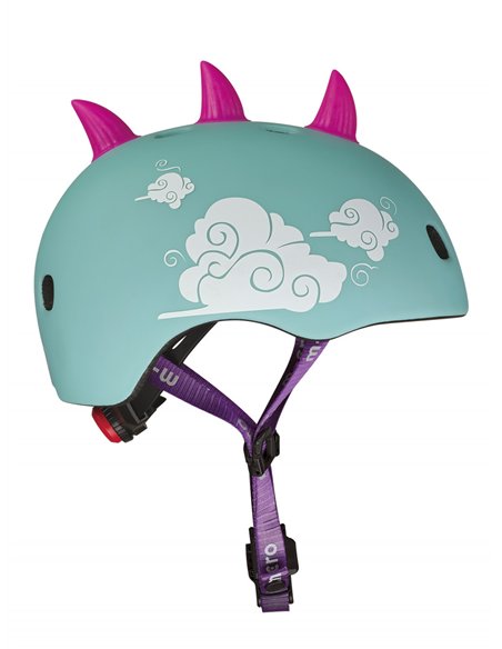 Casque Dragon 3D - boucle magnétique / lumière LED intégrée - Taille S
