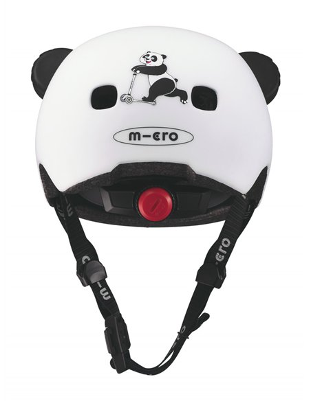 Casque Panda 3D - boucle magnétique / lumière LED intégrée- Taille S