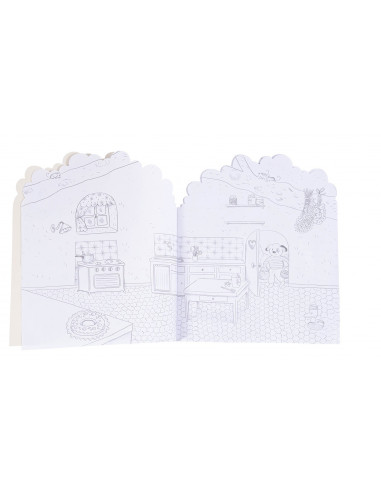 Cahier stickers La Grande Famille - 20 pages (emb/6)
