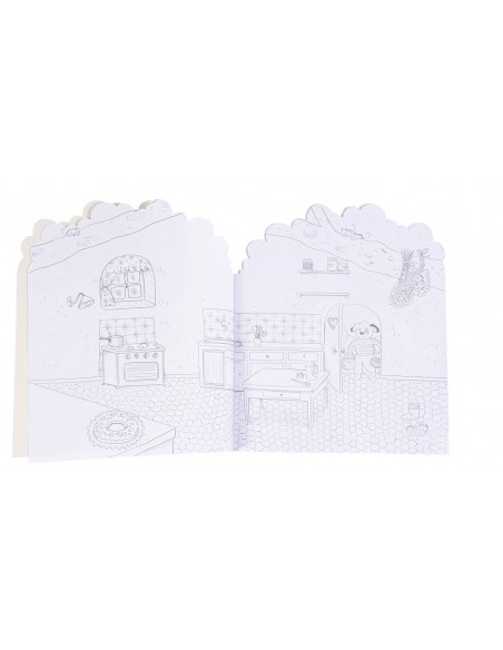 Cahier stickers La Grande Famille - 20 pages (emb/6)
