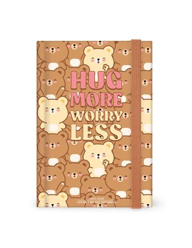 Agenda 16 Mois Journalier Photographique teddy bear - Medium - 2025/2026 - Legami