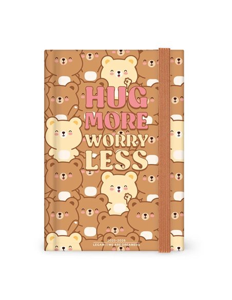 Agenda 16 Mois Journalier Photographique teddy bear - Medium - 2025/2026 - Legami
