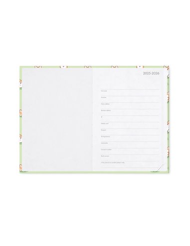 Agenda 16 Mois Journalier Photographique Corgi - Medium - 2025/2026 - Legami