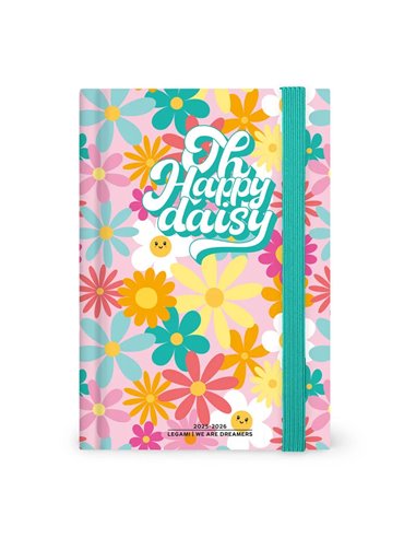 Agenda 16 Mois Journalier Photographique happy daisy - Medium - 2025/2026