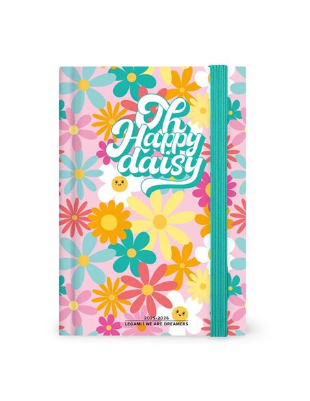 Agenda 16 Mois Journalier Photographique happy daisy - Medium - 2025/2026