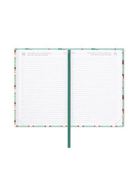 Agenda 16 Mois Journalier Photographique HEDGEHOG - Medium - 2025/2026 - Legami