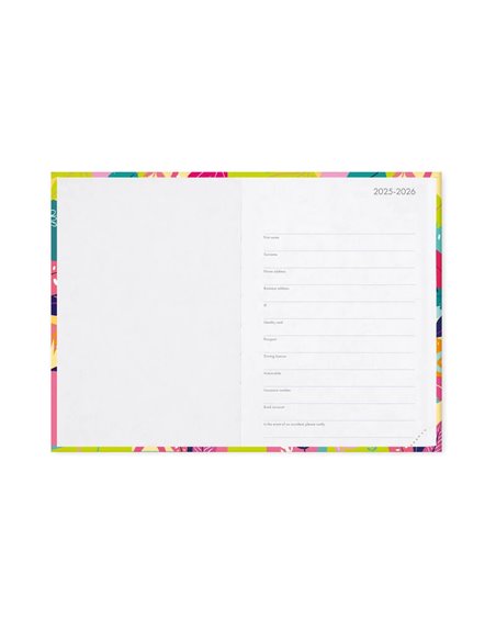 Agenda 16 Mois Journalier Photographique Pura vida - Medium - 2025/2026 - legami