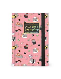 Agenda 16 Mois Journalier Photographique sushicat - Medium - 2025/2026 - Legami
