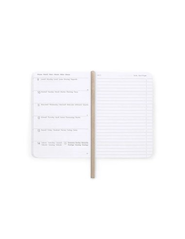 Agenda 16 Mois Semainier Photographique travel - Small avec Carnet - 2025/2026 - Legami