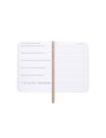 Agenda 16 Mois Semainier Photographique travel - Small avec Carnet - 2025/2026 - Legami
