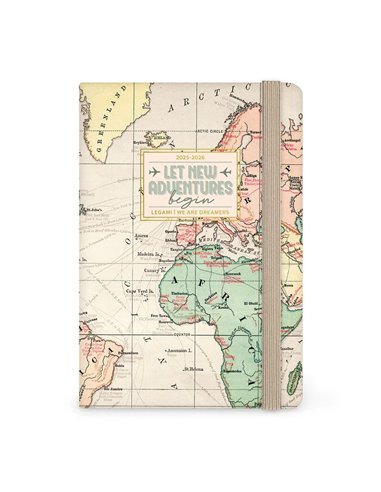 Agenda 16 Mois Semainier Photographique travel - Small avec Carnet - 2025/2026 - Legami