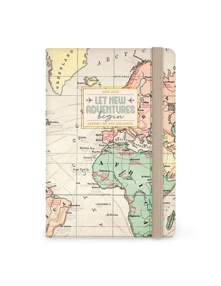 Agenda 16 Mois Semainier Photographique travel - Small avec Carnet - 2025/2026 - Legami