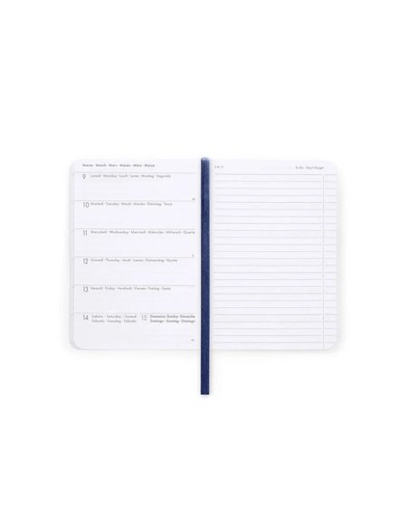 Agenda 16 Mois Semainier Photographique stars - Small avec Carnet - 2025/2026 - Legami