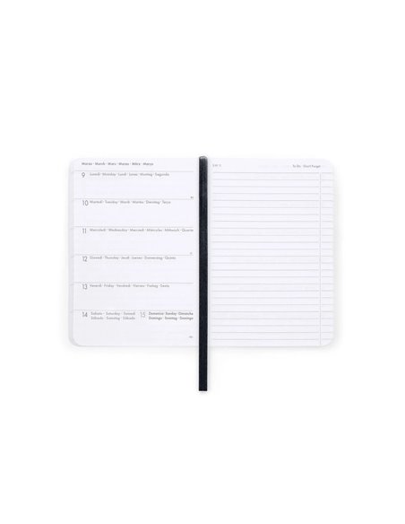 Agenda 16 Mois Semainier Photographique moth - Small avec Carnet - 2025/2026 - Legami
