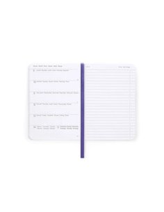 Agenda 16 Mois Semainier Photographique flowers - Small avec Carnet - 2025/2026 - Legami 2