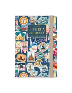 Agenda 16 Mois Semainier Photographique travel stickers - Medium - 2025/2026 - Legami