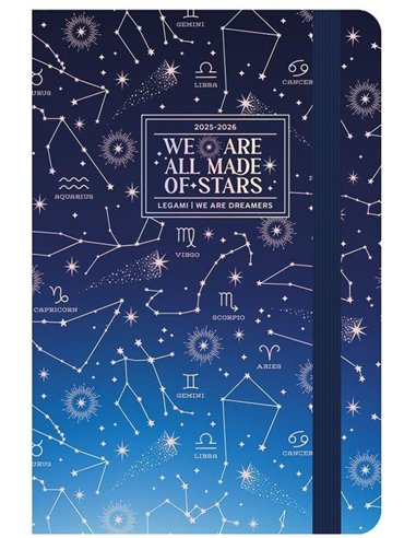 Agenda 16 Mois Semainier Photographique stars - Medium - 2025/2026 - Legami